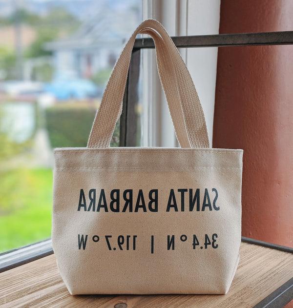 Santa Barbara Coordinates Petite Canvas Tote