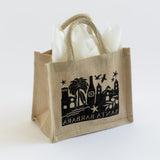 Santa Barbara Skyline Small Tote in Black