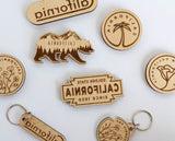 California Wood Magnet