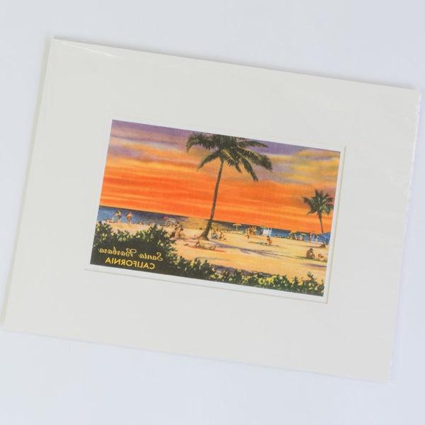 Golden Santa Barbara Beach Print