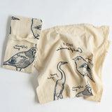 Birds of California flour sack kitchen towel