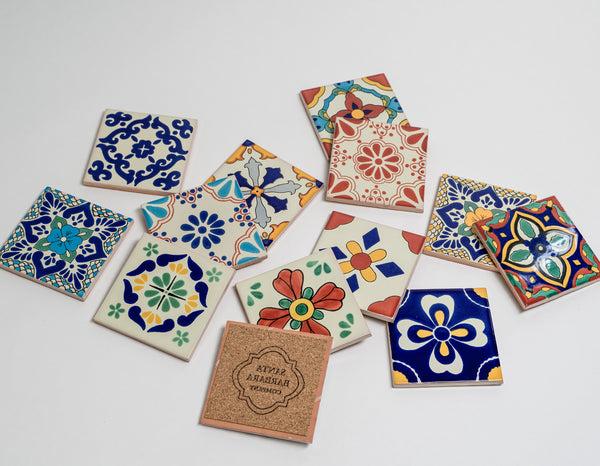 Assorted Ceramic Tile Coasters (Bulk)