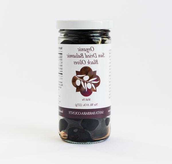 Sun Dried Balsamic Black Olives