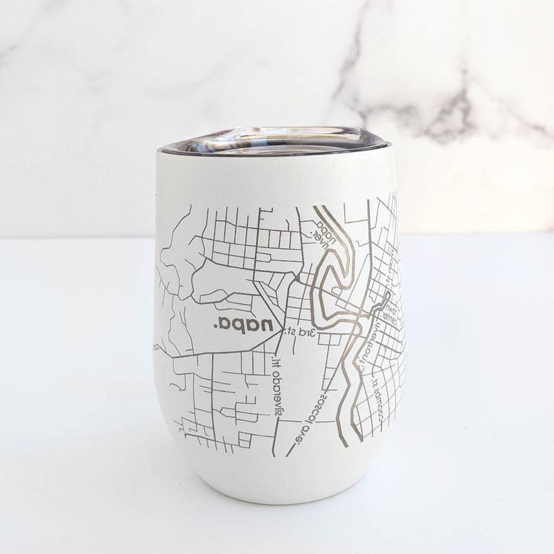 Map of Napa Insulated Wine Tumbler