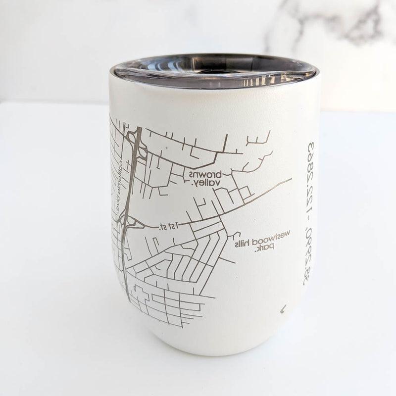 Map of Napa Insulated Wine Tumbler